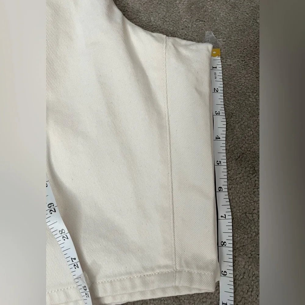 J.Crew Beige Cotton Twill Wide-Leg Shorts Size 36 NWT